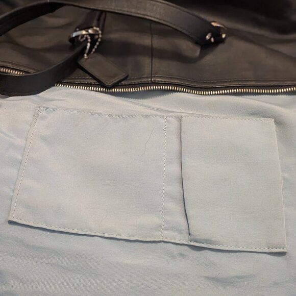 Coach Soho Black Two Way Leather Satchel F172202 - Picture 15 of 15